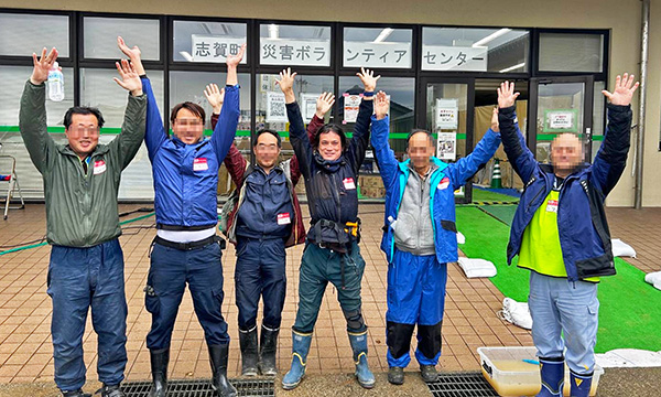 能登半島災害ボランティアの活動写真